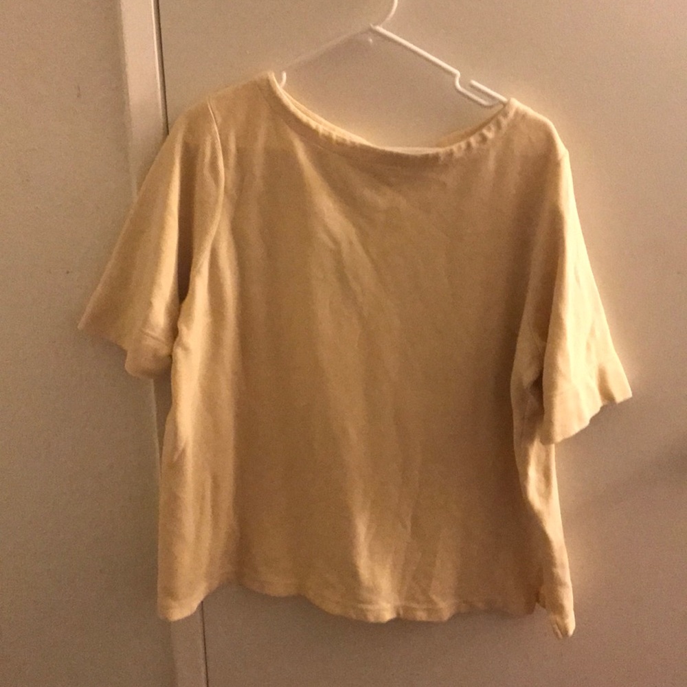 Yellow Crop top